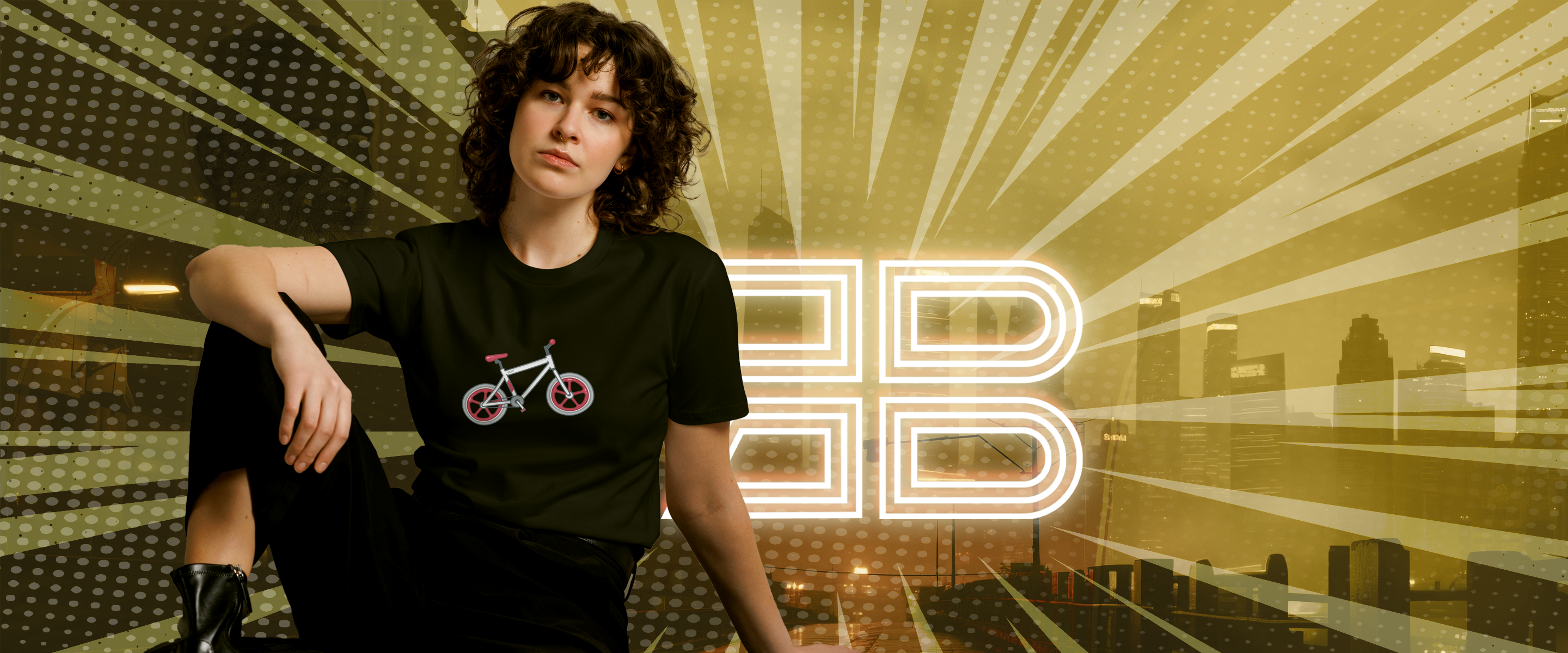 Girl - Bike Cycle T-Shirt