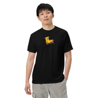 Black t-shirt front view
