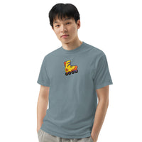 Ice blue t-shirt angled front