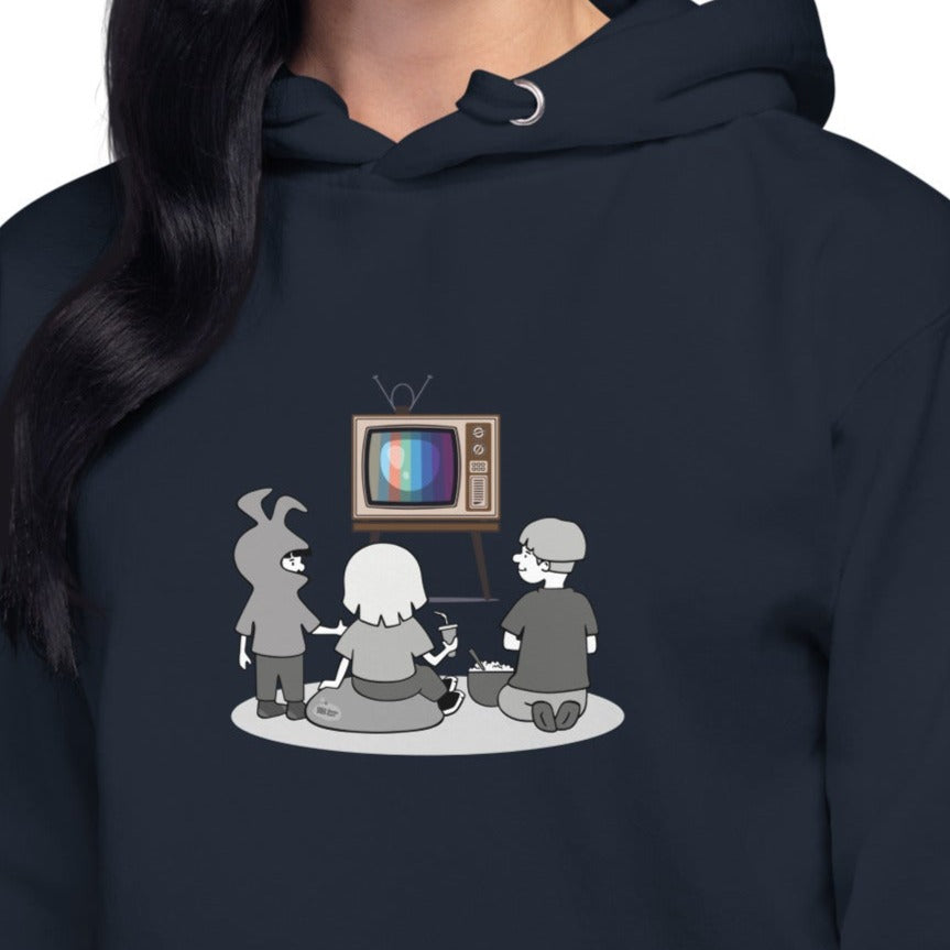 OLD SCHOOL TV - HIGH QUALITY ECO HOODIE